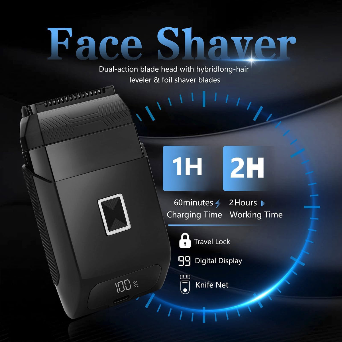 Soonsell Manscape Nose and Ear Trimmer for discreet grooming on the go
