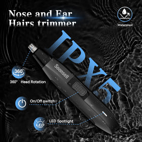 Soonsell Manscape Waterproof Trimmer for wet and dry use in any setting