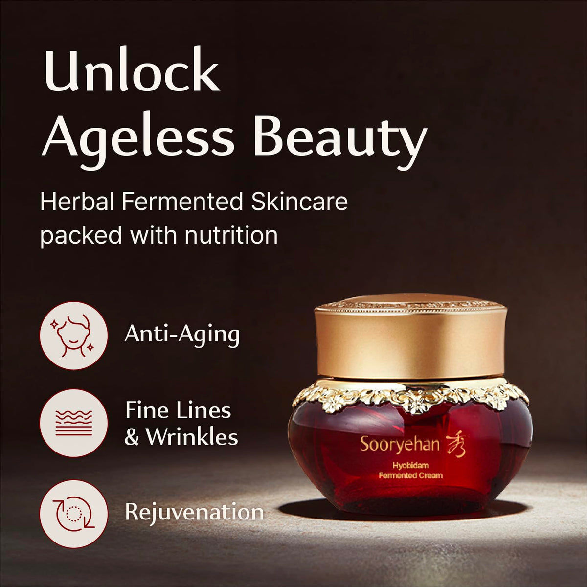 Sooryehan Hyobidam Fermented Cream application for a hydrated glow