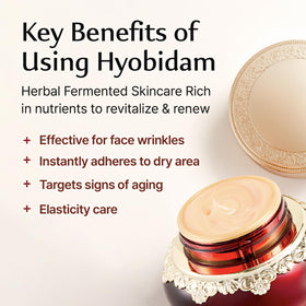 Baekhyodan herbal ingredients featured in the formula.