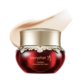 Sooryehan Hyobidam Fermented Eye Cream jar close-up for premium eye care.
