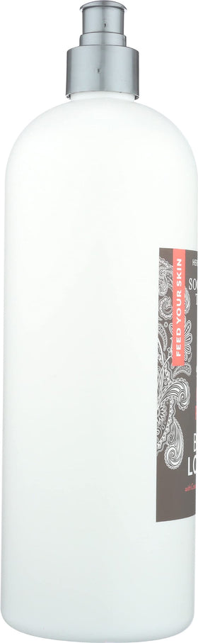 Hands applying Soothing Touch lotion to nourish dry skin.