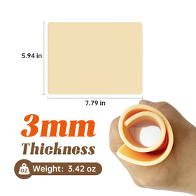 Soposuky double sided silicone practice skin for versatile technique work