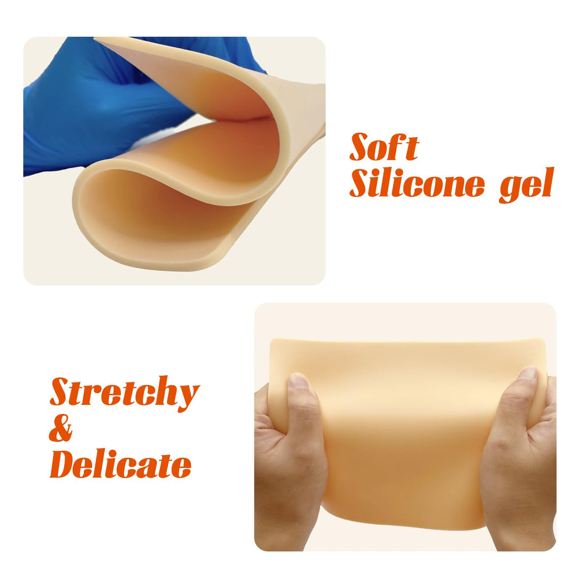 Soposuky realistic texture tattoo practice skin with soft elastic feel