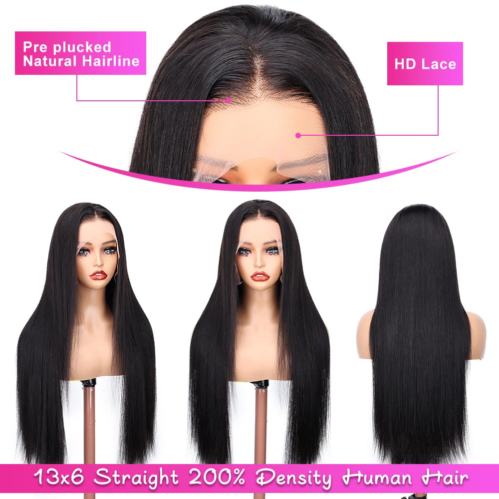 SOPSFR Brazilian virgin hair lace front wig showing natural hairline