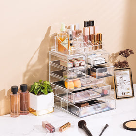 Sorbus gift-ready makeup organizer, a stylish holiday present for beauty lovers.