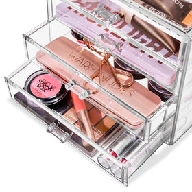 Sorbus countertop organizer maximizes space on vanity or dresser.