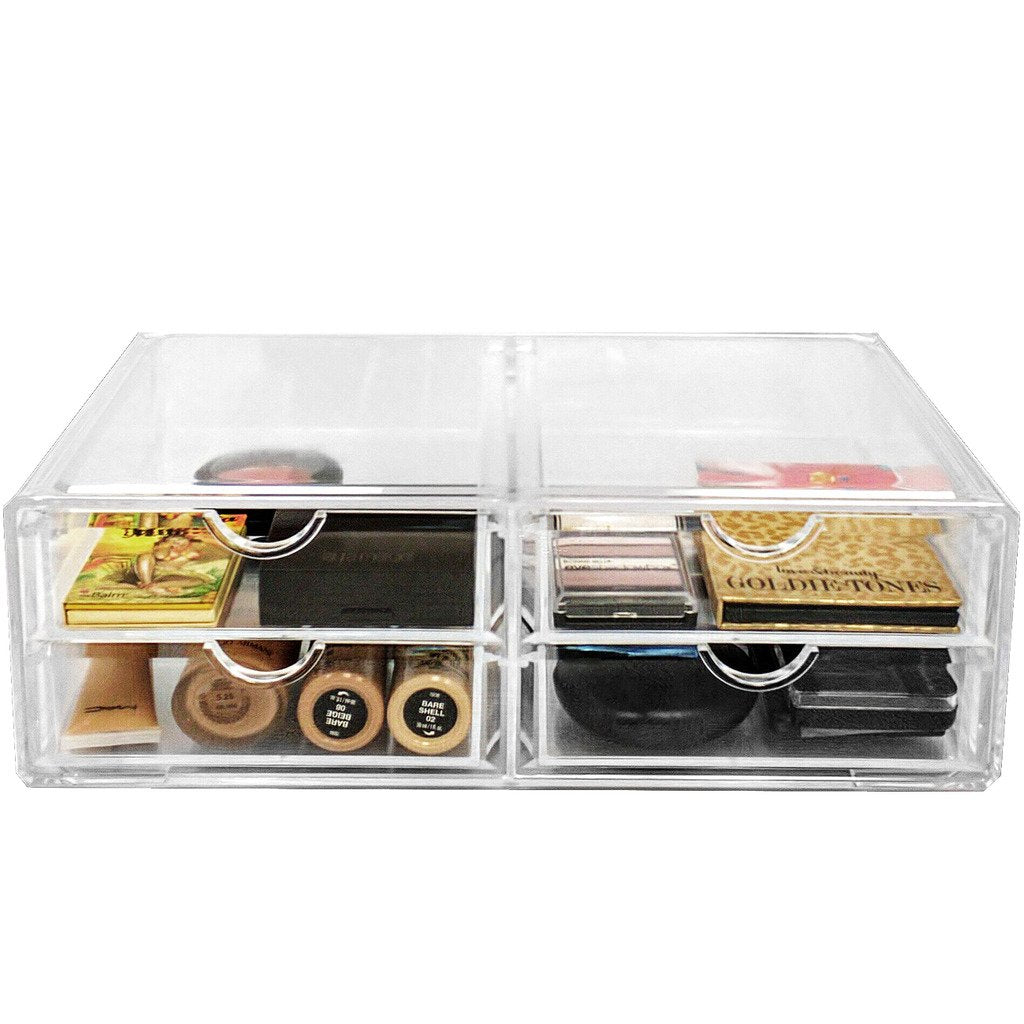Sorbus large stackable drawers stacked configuration demonstrating expandable multi-unit setup