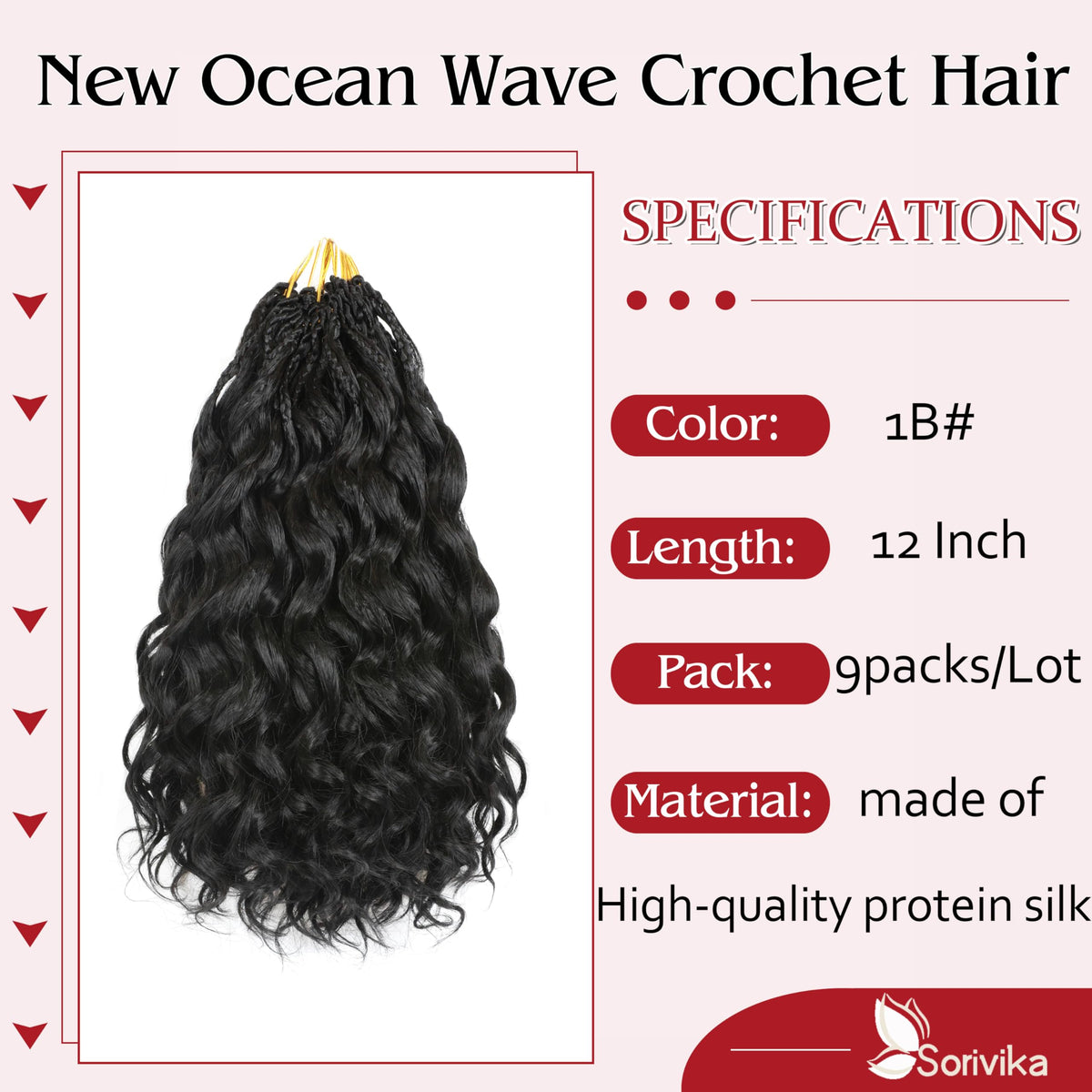 Sorivika boho island twist 12inch demonstrates fuller roots and beach-ready style