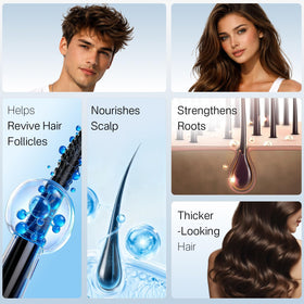 SORNBEO roller applicator on scalp with precise delivery for thinning areas