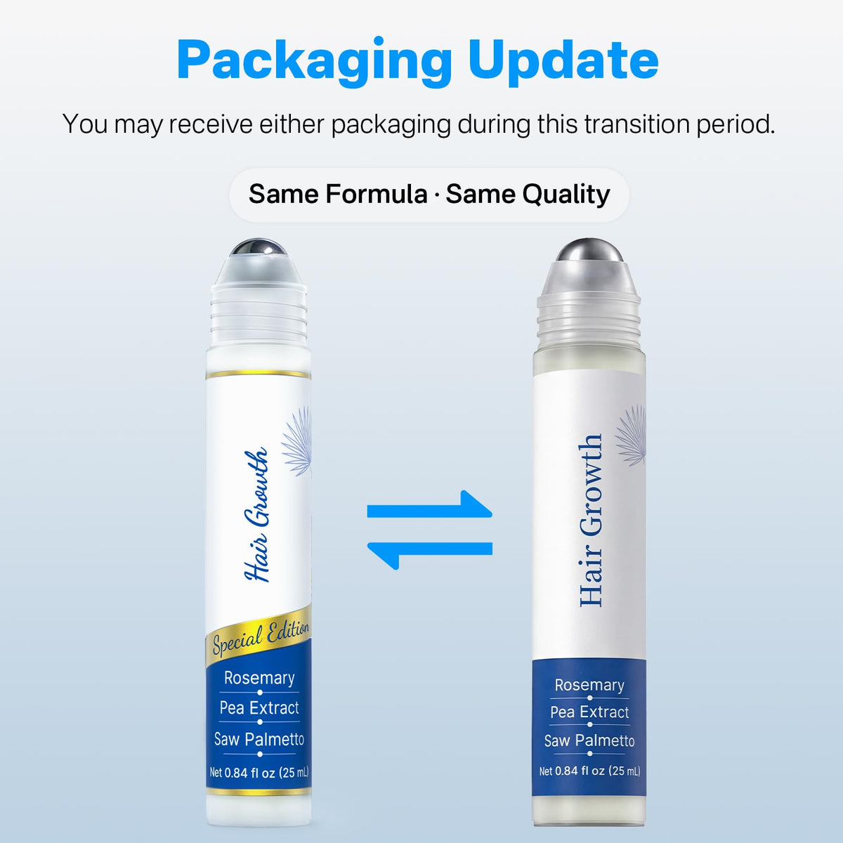 Packaging and application scene showing non-greasy finish