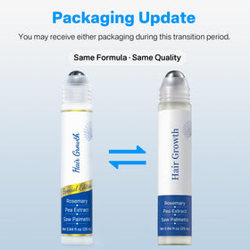 Packaging and application scene showing non-greasy finish