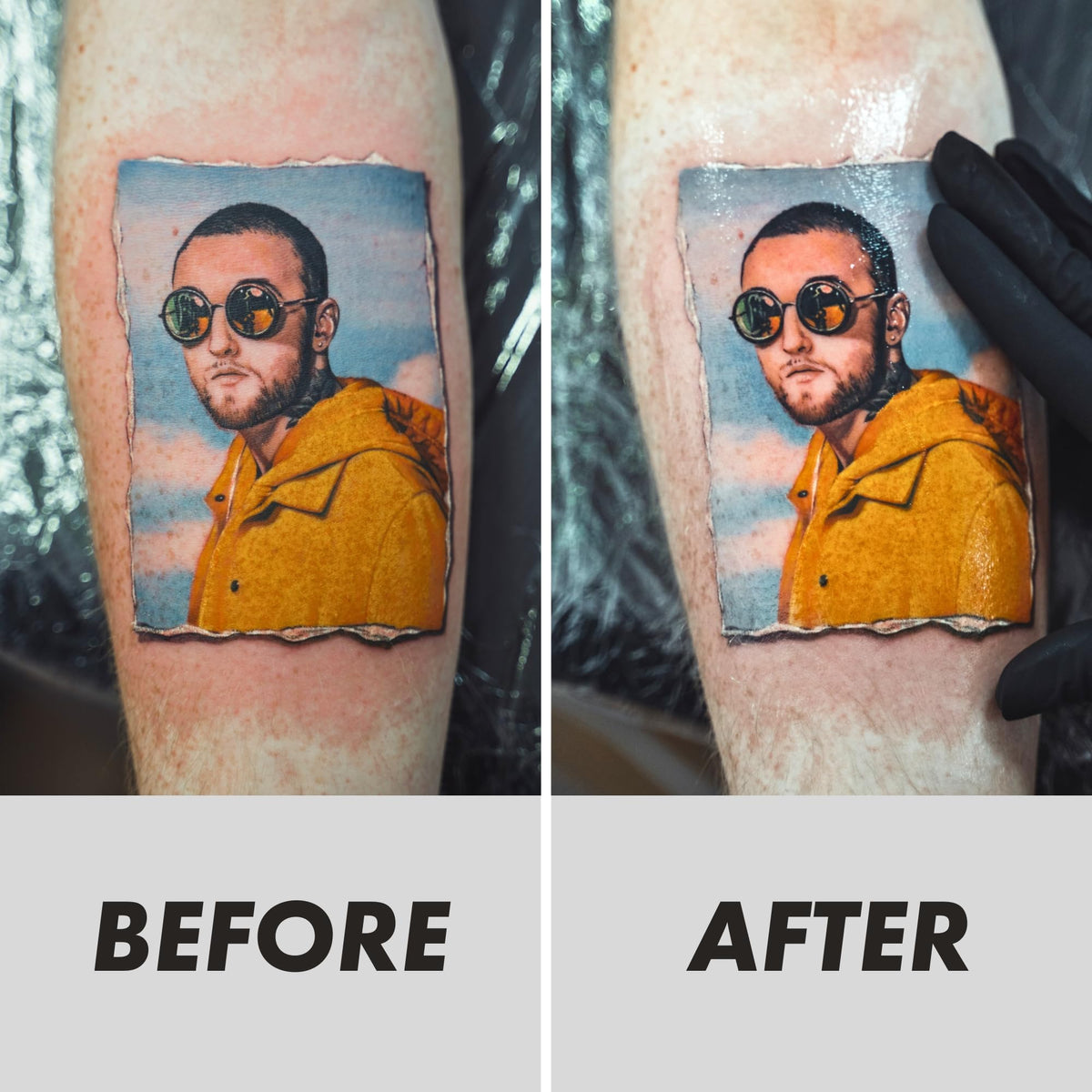 Sorry Mom Tattoo Butter brightener jar highlights color enhancement for tattoos.