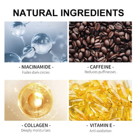 SORYA caffeine eye cream with niacinamide and peptides.