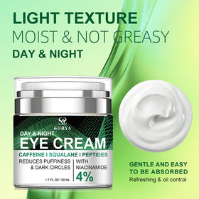 SORYA caffeine eye cream ingredients highlight niacinamide and peptides.