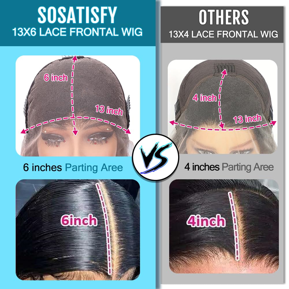 SOSATISFY lace front closure image showing breathable lace and secure fit