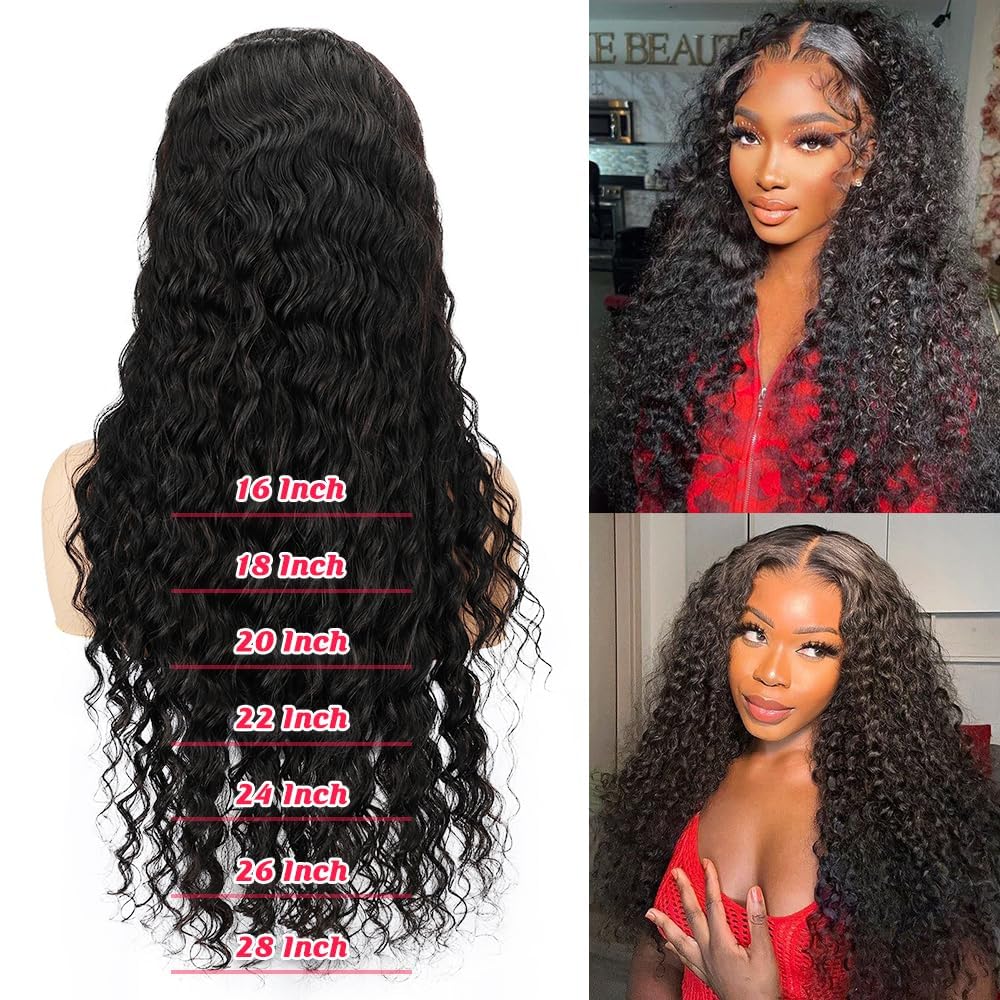 SOSATISFY natural black deep wave for versatile updos and heat styling