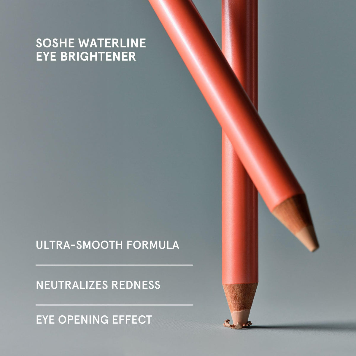 SOSHE Waterline Eye Brightener applied to inner corner to brighten eyes