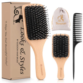 Sosoon carved butterfly travel brush adds style to daily routines