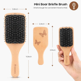 Sosoon tail comb helps precise detangling and quick hair cleanup