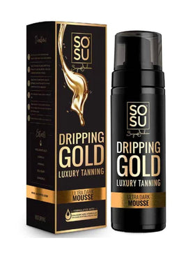 Close-up of SOSU mousse texture for smooth, streak-free application.