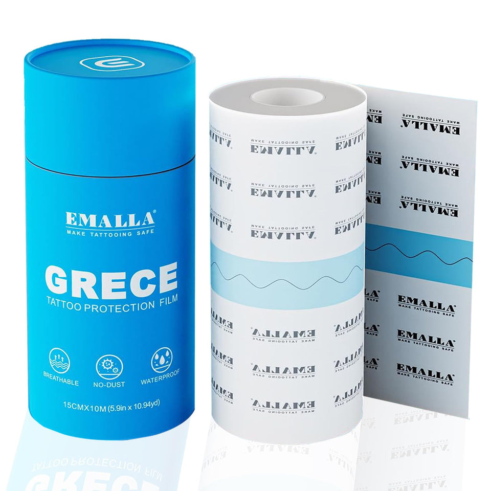 Sotica tattoo aftercare bandage roll 6x10 protecting fresh ink during daily activities.