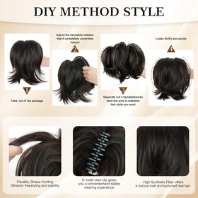 Sotpmal natural volume in under 30 seconds for quick styling.