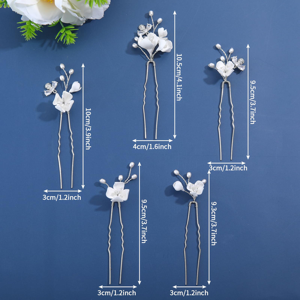 Soulshow handmade polymer clay hair pin emphasizes craftsmanship and lightweight comfort.