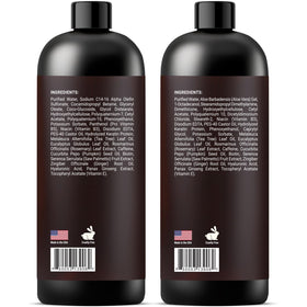 SOULSPA PURE shampoo application shot demonstrates gentle daily use.