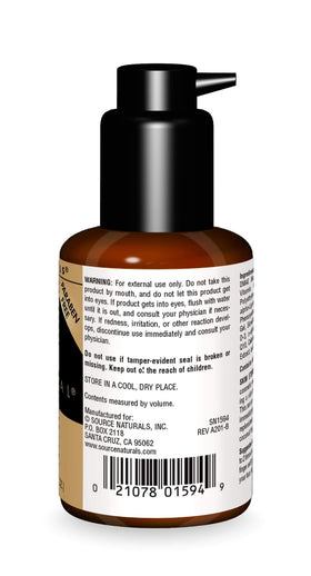 Source Naturals Skin Eternal serum drops shown for precise facial application.
