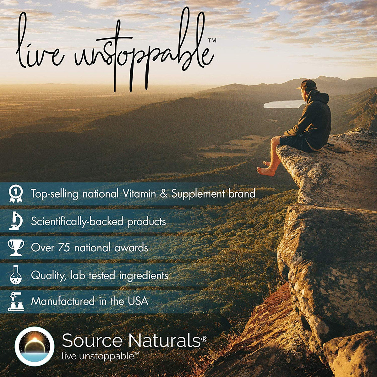 Source Naturals Skin Eternal Serum bottle, USA-made for quality.