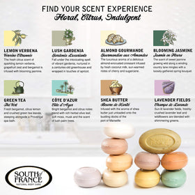 South Of France packaging close-up for premium presentation and storage