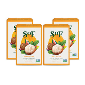 South Of France SoF packaging showing premium triple milled soap for daily cleansing