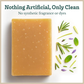 Southern Natural Goat Milk Soap Bar 3-Pack bathroom scene ready for daily use