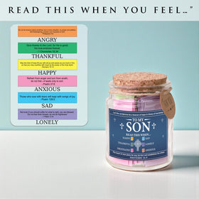 SOUTHLISA read-this-when-happy card for happy moments, helps find the right verse.