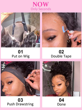 Soyang wig styled in high ponytail demonstrating versatile updo capability.
