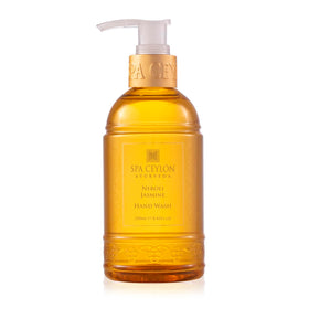 Spa Ceylon Neroli Jasmine Hand Wash bottle pour for a gentle, refreshing cleanse.
