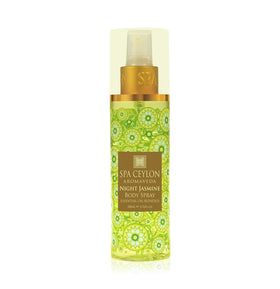 SPA CEYLON Night Jasmine bottle-front showcases a romantic fragrance for daily wear.
