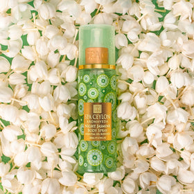 SPA CEYLON Night Jasmine spray-application demonstrates convenient mist for daily refresh.