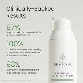 Dropper dispense of The Spa Dr. Antioxidant Serum demonstrates precise application.