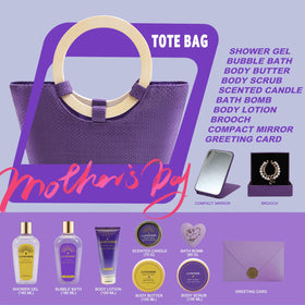 Spa Luxetique 11-piece gift set displaying pampering products