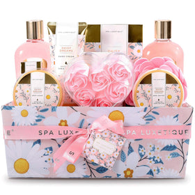 Spa Luxetique 12-piece spa gift basket for gifting
