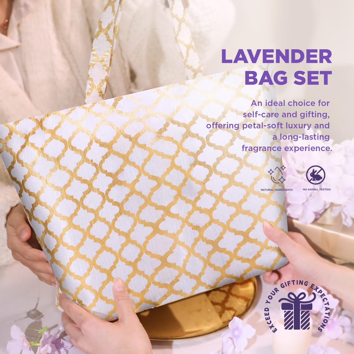 Spa Luxetique lavender bath bombs offer gentle fizz and color