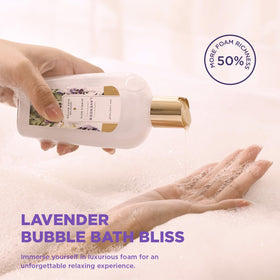 Spa Luxetique lavender gift basket bubble bath invites indulgent, fragrant soaks.
