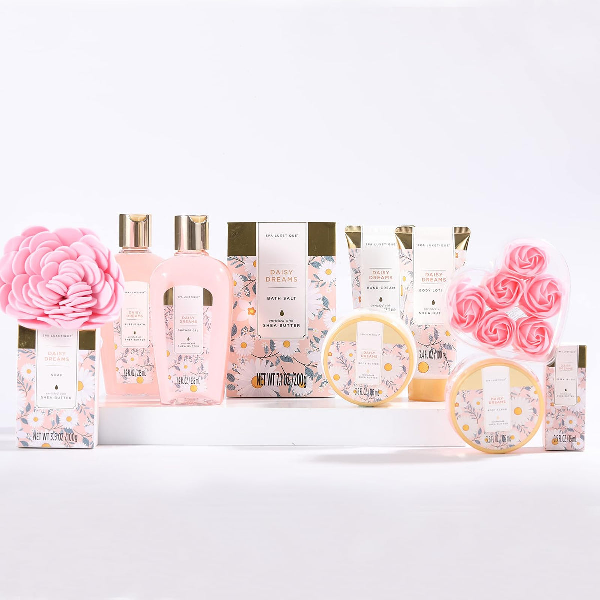Spa Luxetique shower gel bottle for refreshing cleansing and softer skin