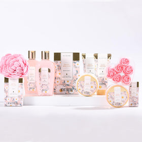 Spa Luxetique shower gel bottle for refreshing cleansing and softer skin