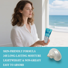 Spa Luxetique wave-inspired packaging highlights a ready-to-gift set