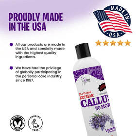 SPA REDI Callus Remover on heels and soles for targeted dissolution