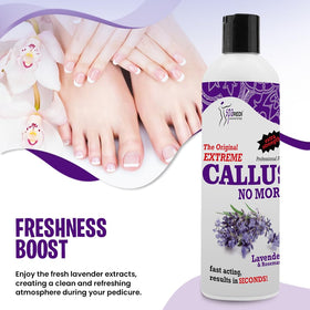 SPA REDI Callus Remover label signals professional-grade quality