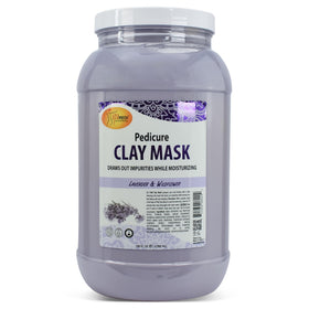 Spa Redi clay mask lavender-wildflower close-up highlighting pore purification and hydration.